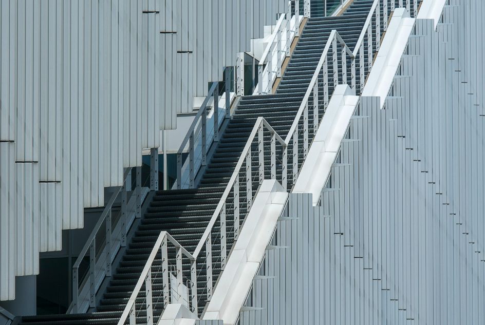 schody stalowe zewnętrzne zabiegowe